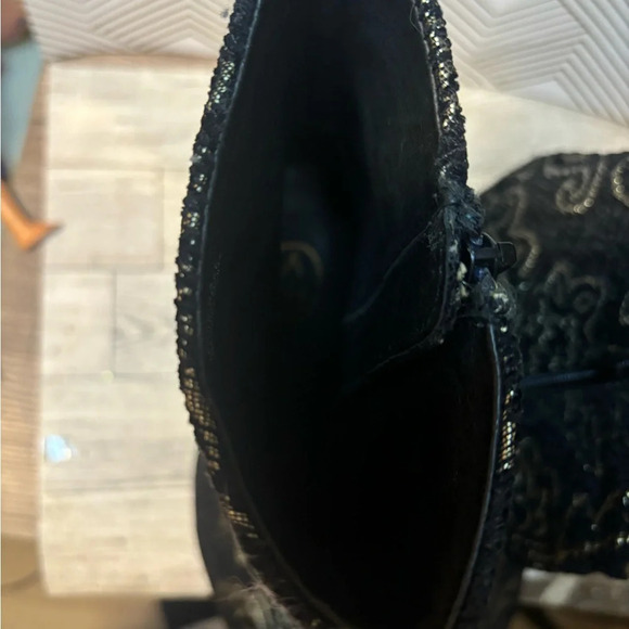 Ash Fedora black and Gold ankle boots size 39 - Picture 7 of 7